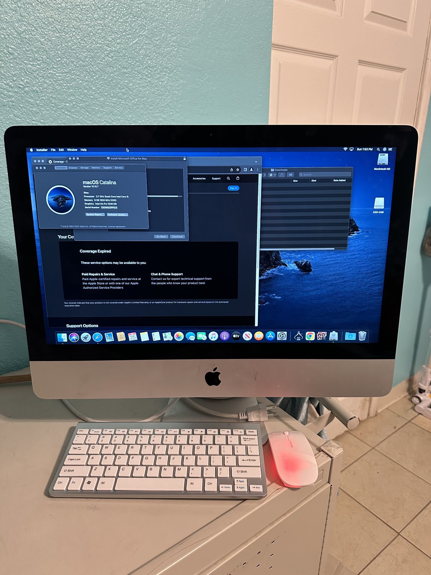 Late 2013 Apple iMac desktop Computer 