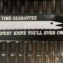THE EDGE (1) Knife Superior Surgical Stainless Steel Lifetime Guarantee 8” + 5” Handle = 13” overall. Back to School!