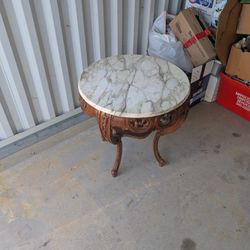 Antique Marble Top Table