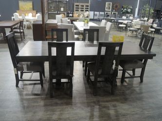 Modus Davis Home Graphite Wood Dining Set - Table + 4 Chairs