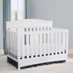 **NEW NEVER OPENED BOX** Delta Children White Convertible Crib