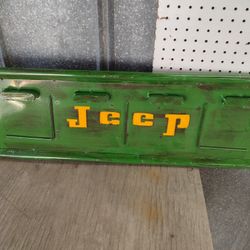 Jeep Tailgate Wall Hanging