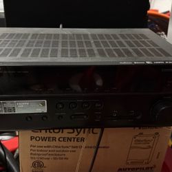 3 Klipsch Speakers And Yamaha Receiver