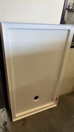 36x60 Left drain showr base $149
