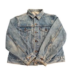 Vintage 1980’s Levi’s Trucker Jacket 70(contact info removed) | Men’s Size 42R | Made in USA Denim Jean Jacket Retro Collectible