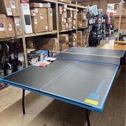 🏓🔥 BRAND NEW MID-SIZE TABLE TENNIS / PING PONG TABLE – Dark Green – New in Box! 🔥🏓