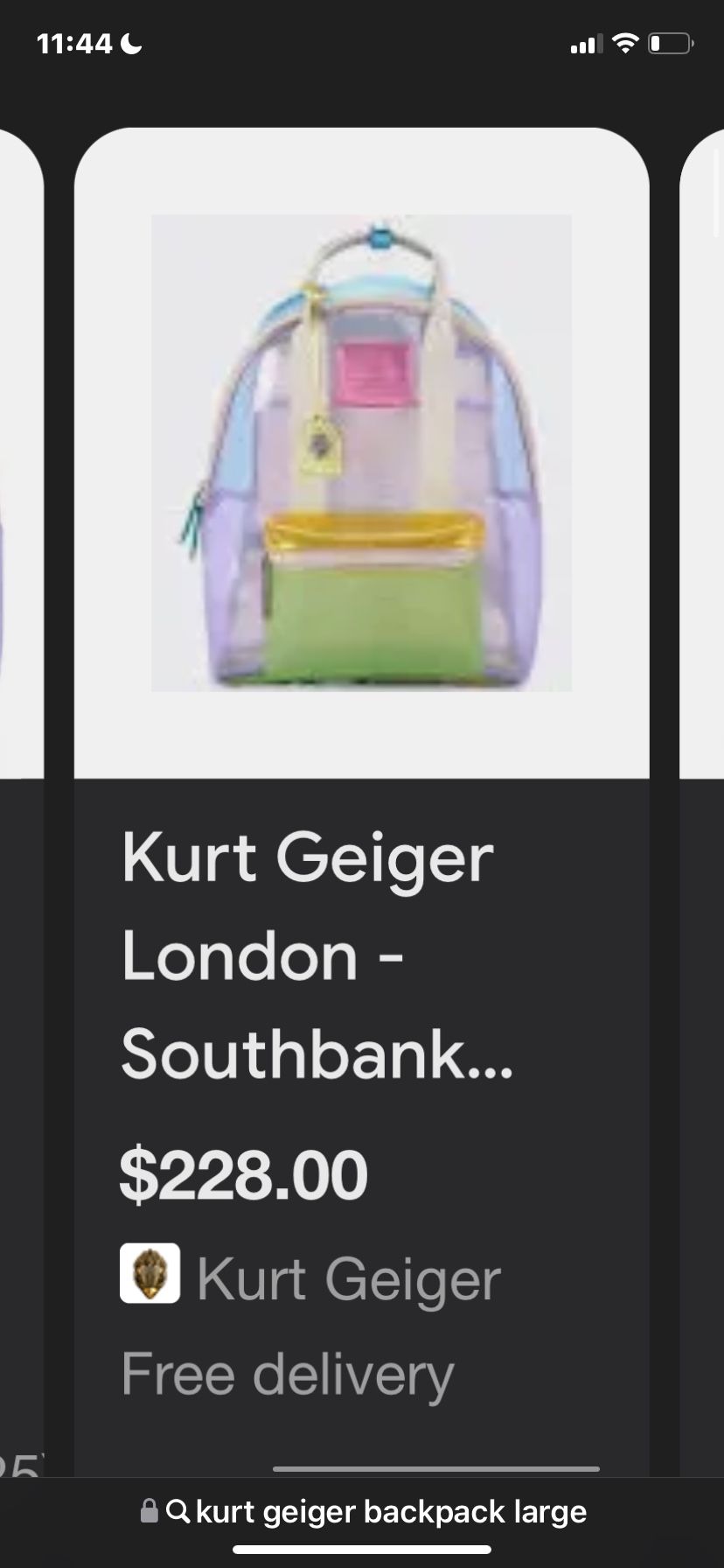 KURT GEIGER BOOK BAG !