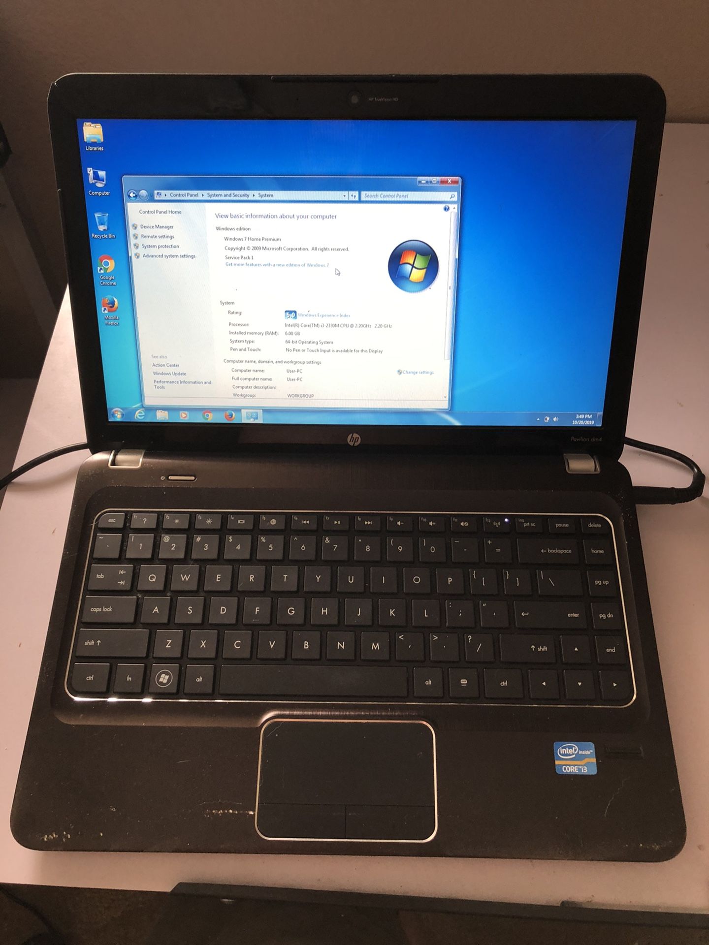 HP Pavilion 2330M I3 Laptop