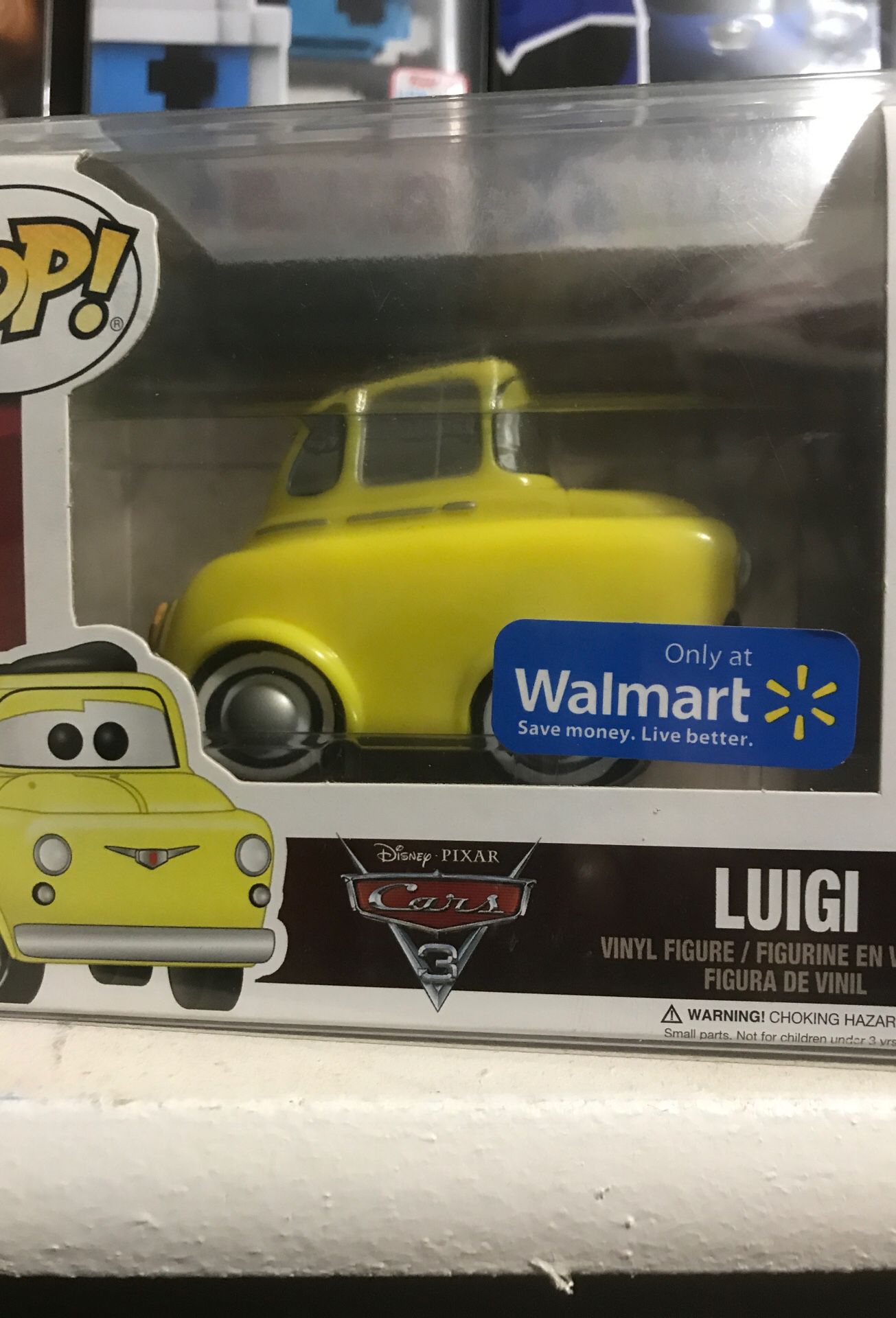 Funko Pop Disney’s Pixar Cars 🚗 Luigi Walmart exclusive. Whilst not paying for expensive cereal