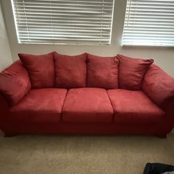 Red couch