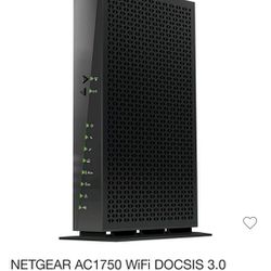 NETGEAR AC1750 WiFi DOCSIS Cable Modem Router
