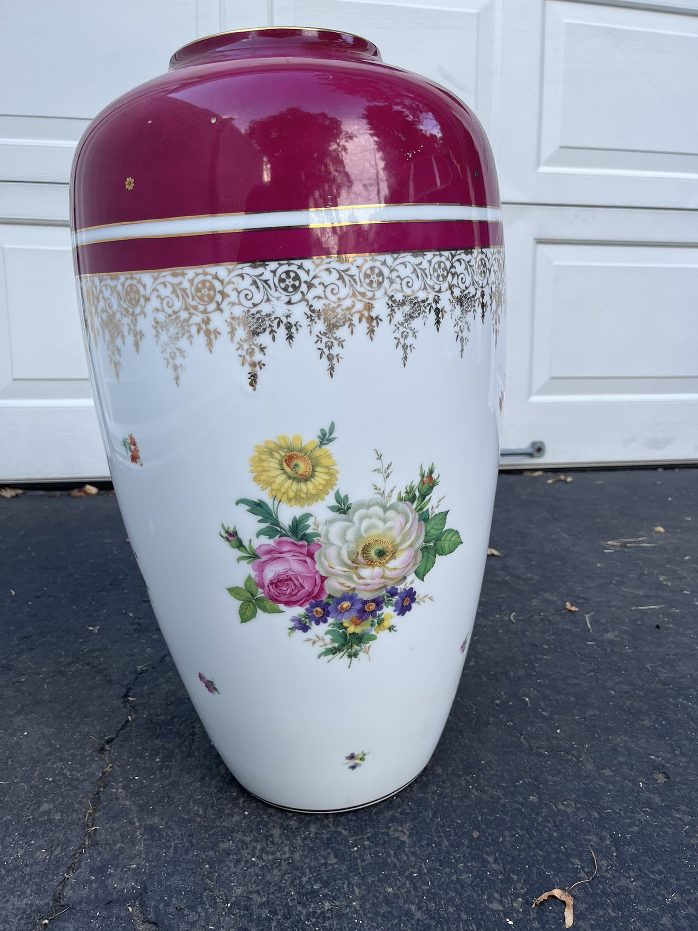 Large Antique Plant Holder or Decorative Vase