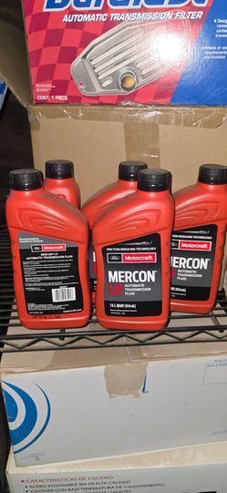 Motorcraft Mercon LV Automatic Transmission Fluid 1 Qt – 5 Bottles