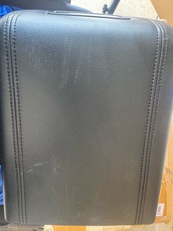 Ford F150 Black Leather Center Console Armrest Lid