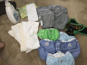 Bumgenius and knicker nappies cloth diapers plus