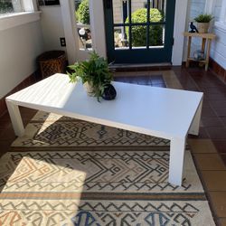 Minimalist Modern White IKEA PAHL Coffee Table