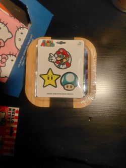 Super Mario Iron-On Patches $7