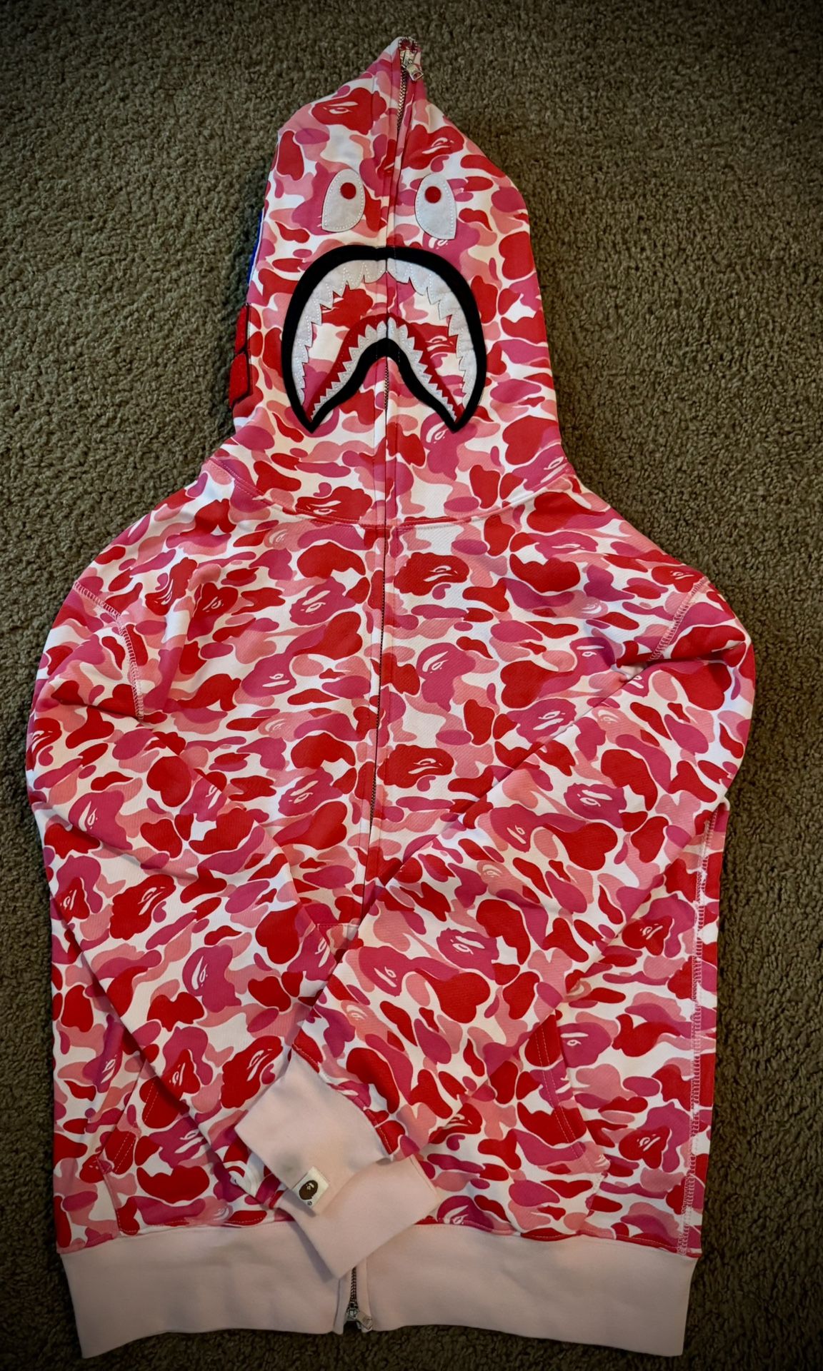 Bape Hoodie Pink