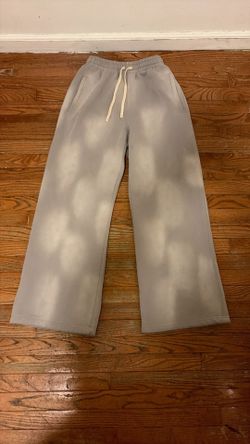 Bareline grey washed baggy sweats medium