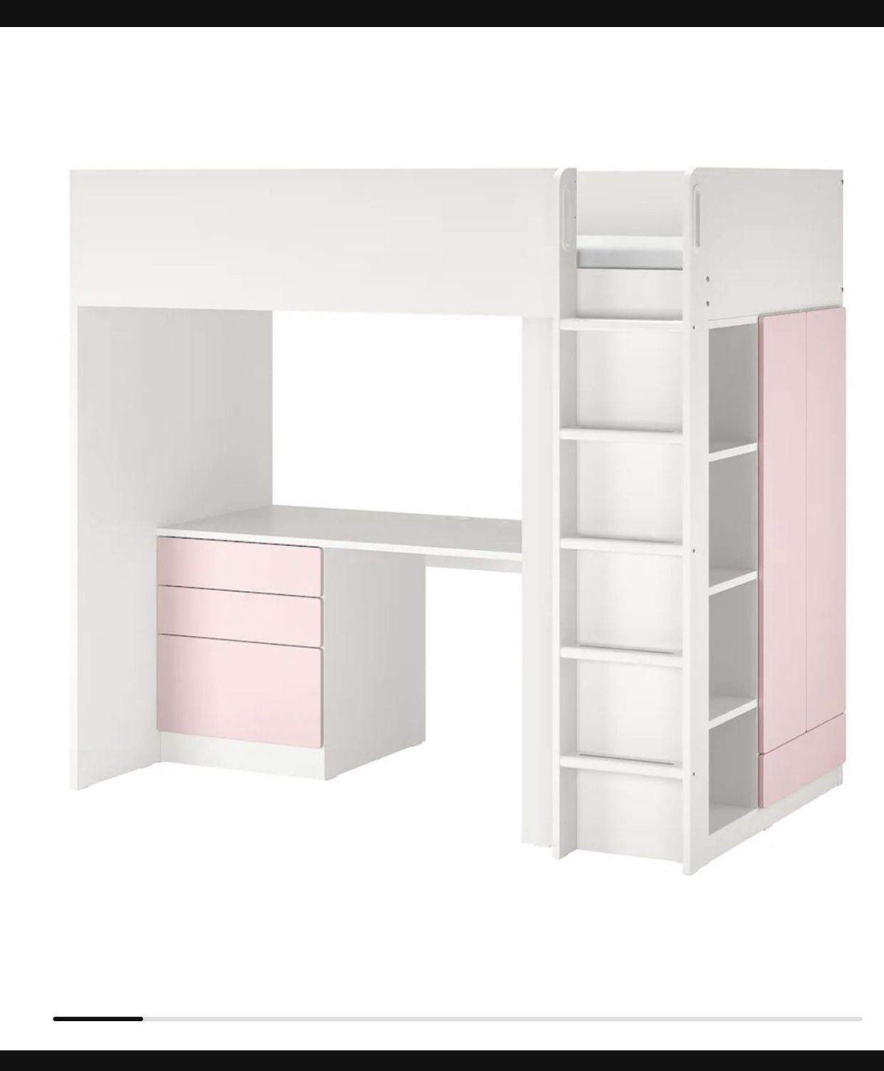 IKEA Loft Bed With Desk (twin)