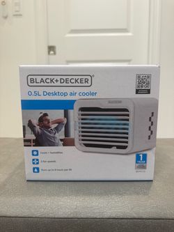 Black+Decker 0.5L Desktop Air Cooler