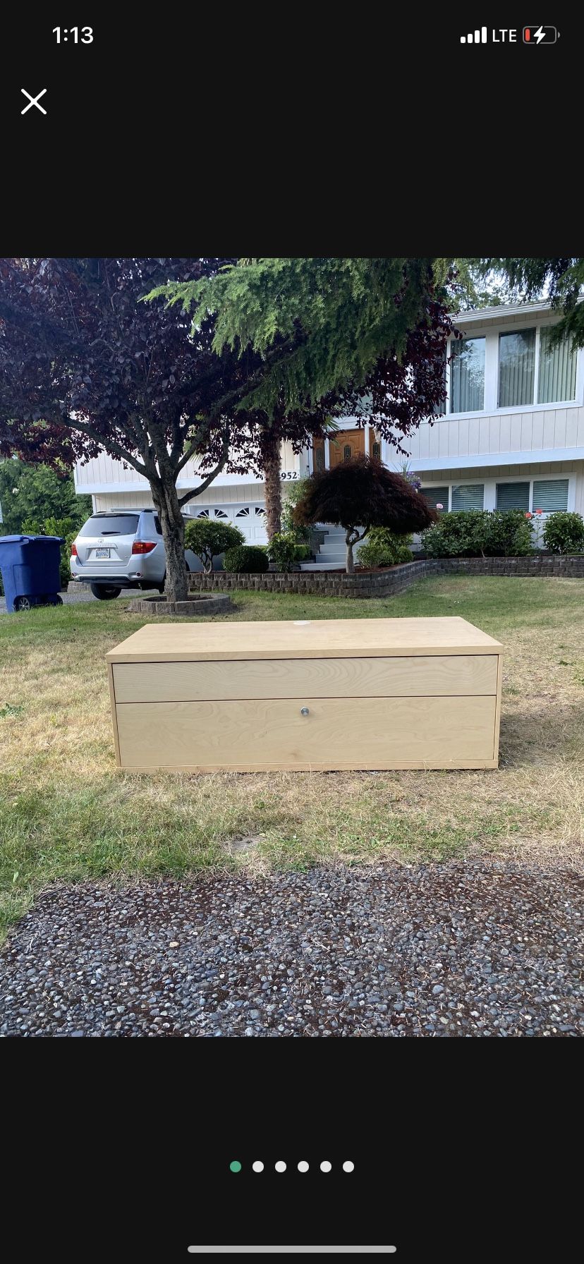 Wooden TV Stand