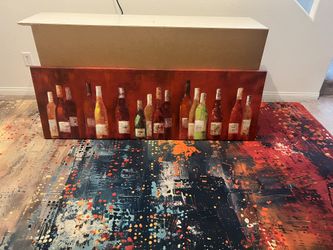 Bottled Wine Canvas