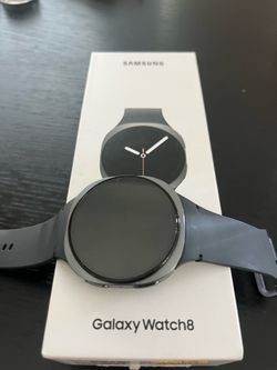 Samsung Galaxy Watch8 44mm GPS 32GB Wear OS Sapphire Gray Metal Case Band