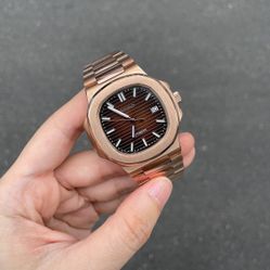 Seiko Mod: Nautilus Rose Gold