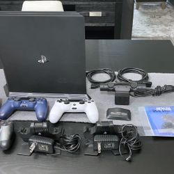 PS4 Pro -1 TB With Accessories 