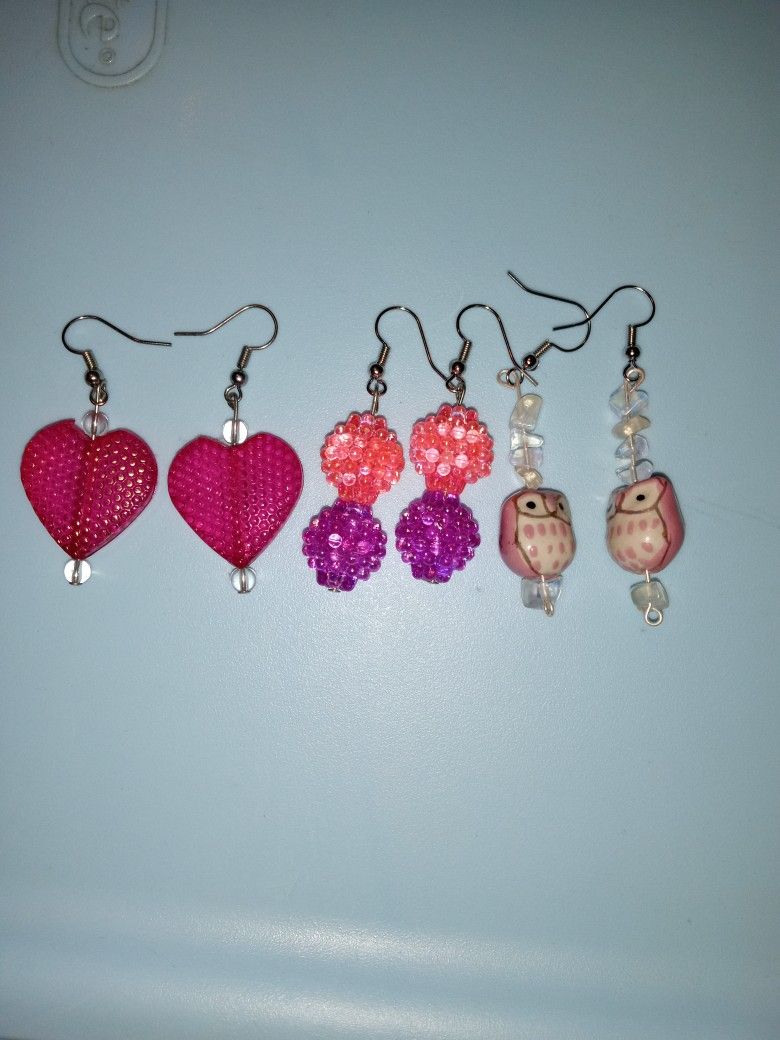 New Pink Earrings