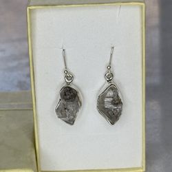 Herkimer Diamond Dangle Earrings 