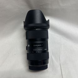 Sigma 18-35mm Lens  For Canon Ef 
