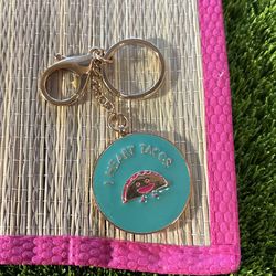 I Heart Tacos Keychain