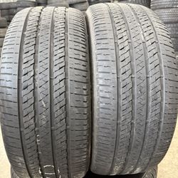 2 Used 265/50/20 BRIGESTON Dueler HP TIRES