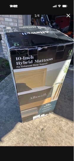 Allswell Queen Hybrid Mattress New