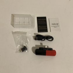 Cute Portable Charger for Android Phone 3300mAh Mini Power Bank USB C 