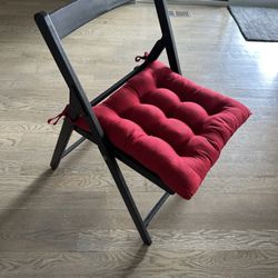 Folding chairs With Cushions Set Of (8)