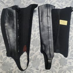 Ariat Black Leather Chaps