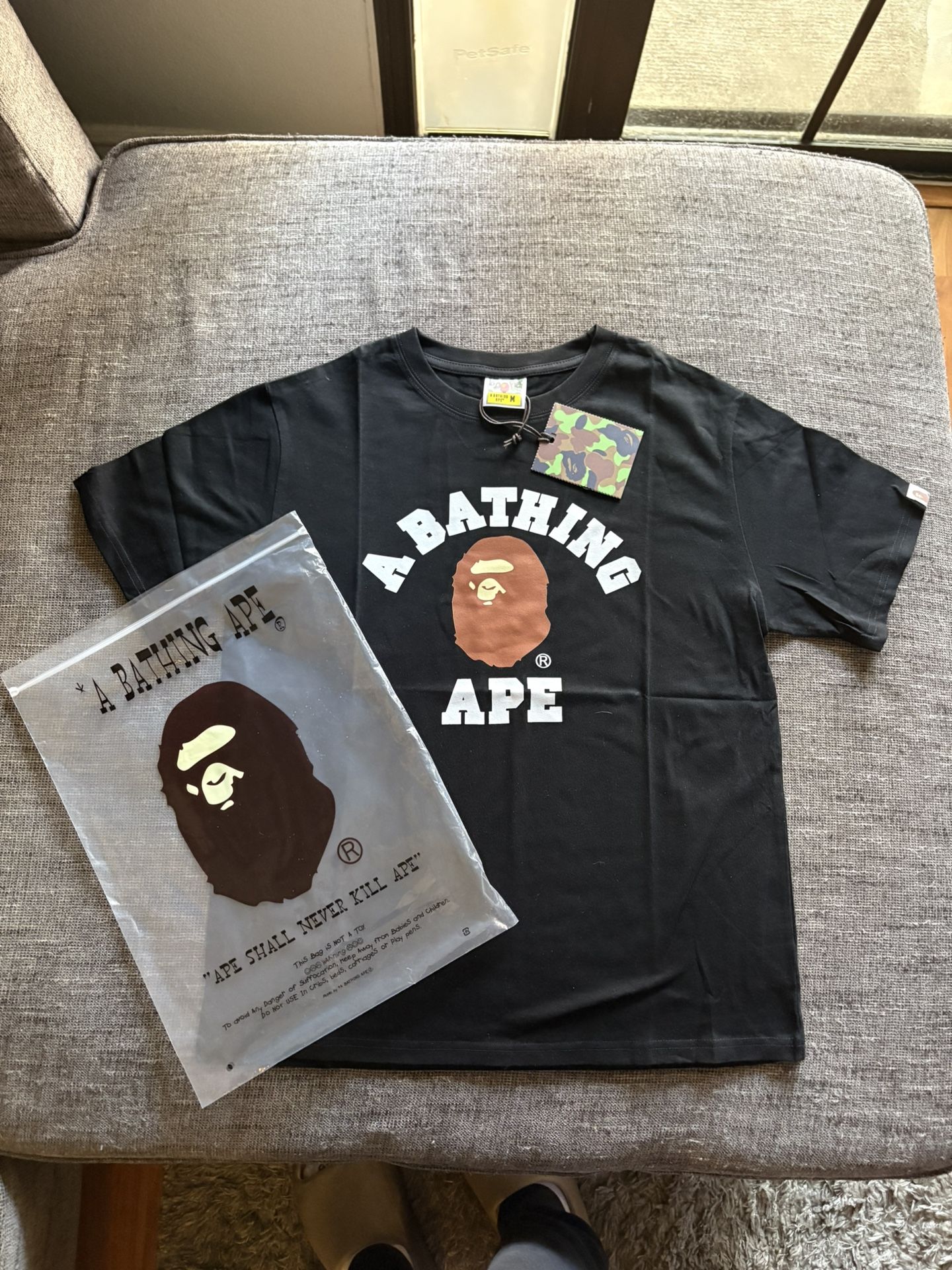 BAPE College Shirt - Black