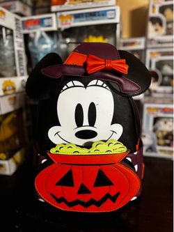 Loungefly LASR x Disney Minnie Mouse Witch Halloween 2021 Mini Backpack