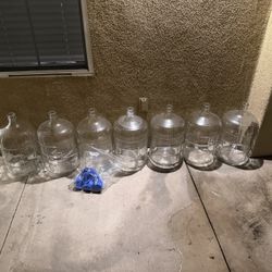 5 Gallon Glass Jugs