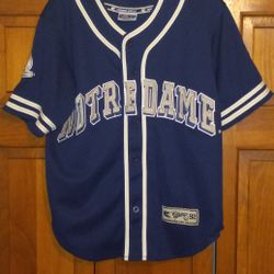 SMALL/MEDIUM NOTRE DAME COLOSSEUM JERSEY WITH SEWN ON LABELS AND LETTERS 