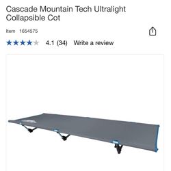 ultralight Collapsible Cot