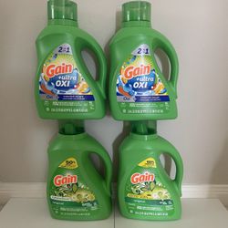 Gain Laundry Detergent 88oz (4) For $40