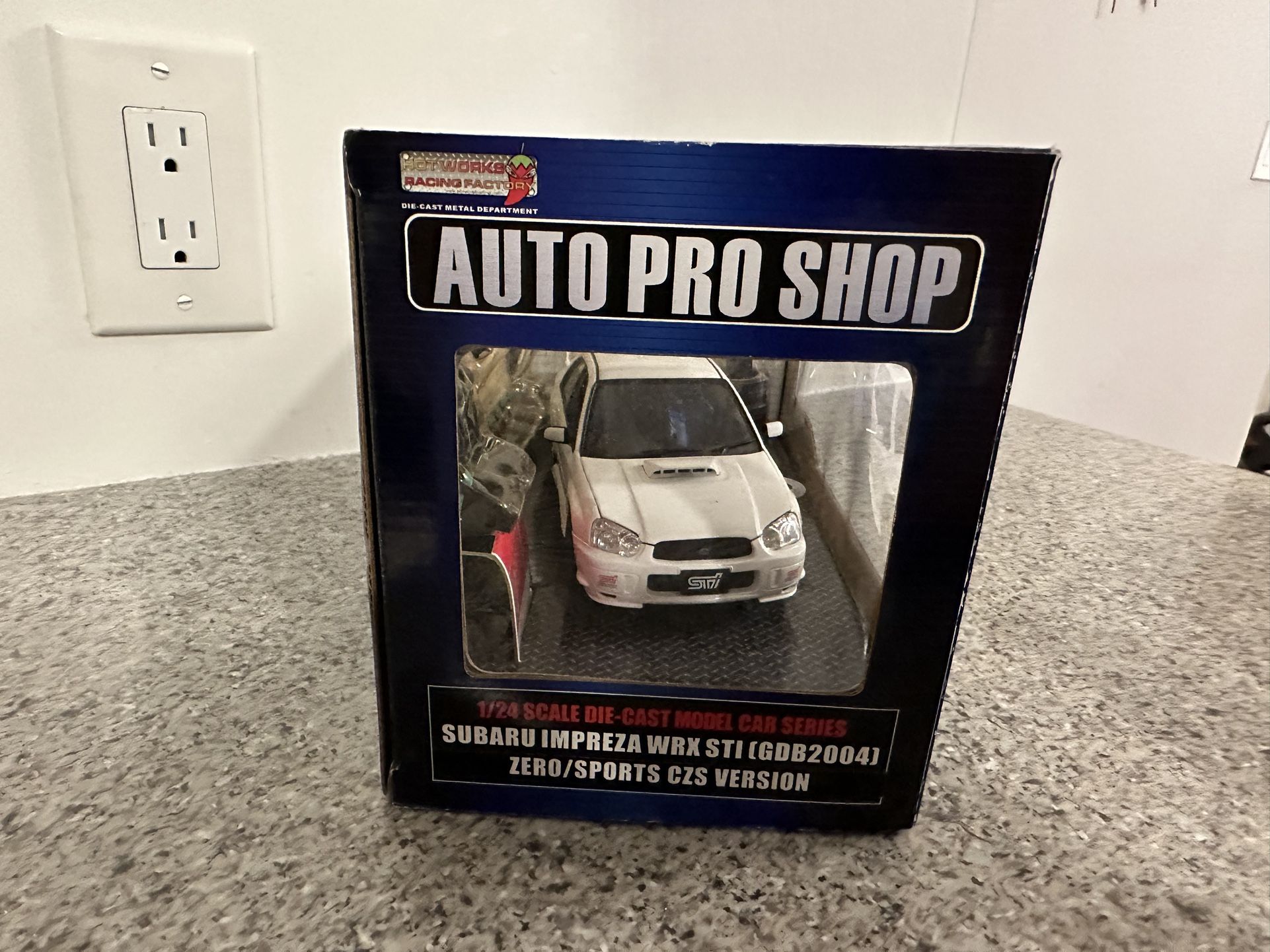 Hotworks Auto Pro Shop 1:24 Die Cast Zero/Sports Subaru WRX STi