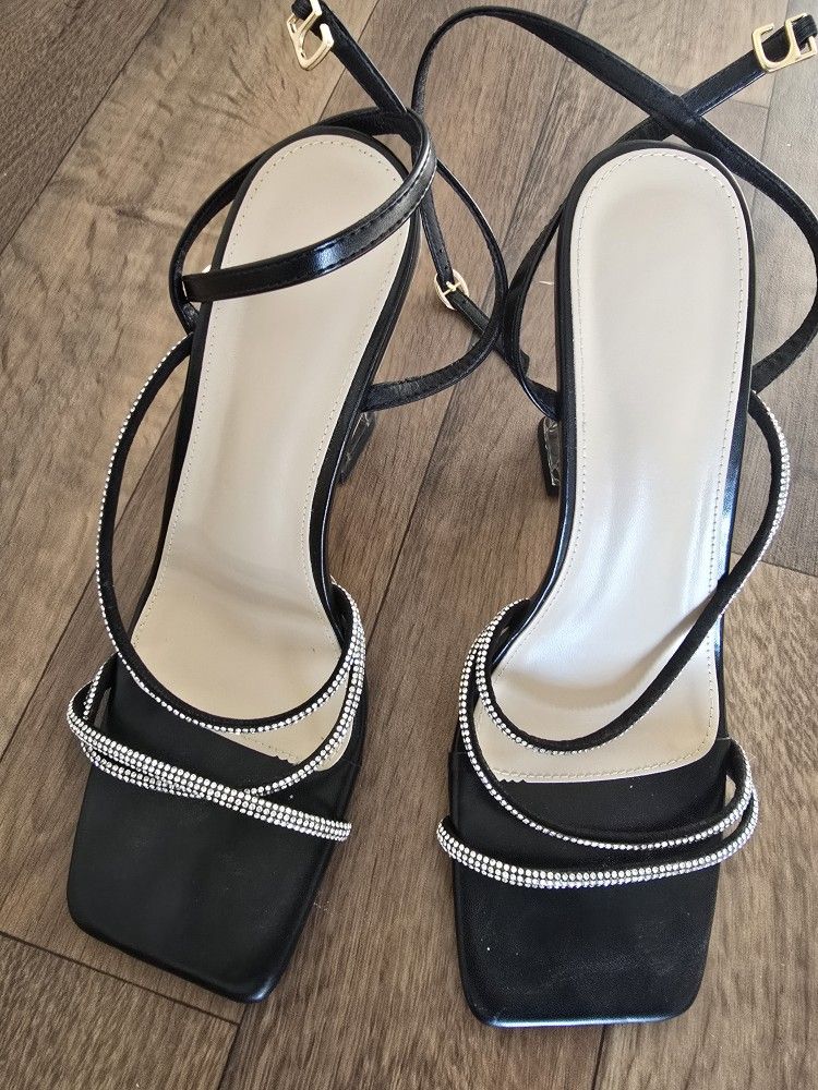 Rhinestone heels