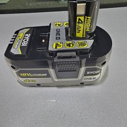 Ryobi 18V  LITHIUM-ION High Performance Battery 