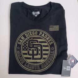 San Diego Padres New Era Men's Black Tee Size 3XL 