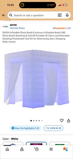Inflatable Photo Booth
